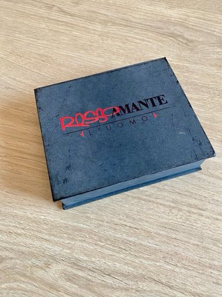Bracciale Uomo Rosso Amante Caucciù Acciaio
