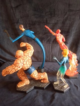 Set di 4 Statue Fantastic 4 Bowen 1:6