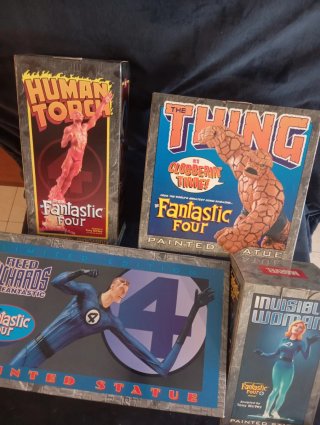 Set di 4 Statue Fantastic 4 Bowen 1:6