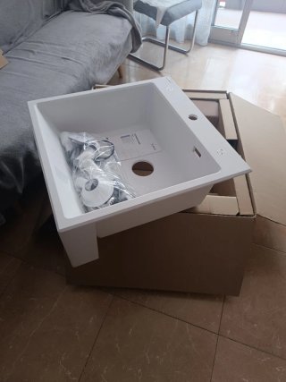 Fregadero Deante Blanco Porcelana Nuevo