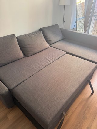 Sofá Cama IKEA Gris con