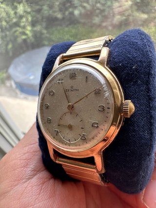 Reloj Zenith Chapado Oro 40 Micras Mecánico