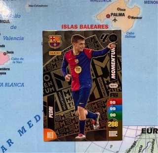 Pedri Momentum Del Barcelona adrenalyn XL 24-25