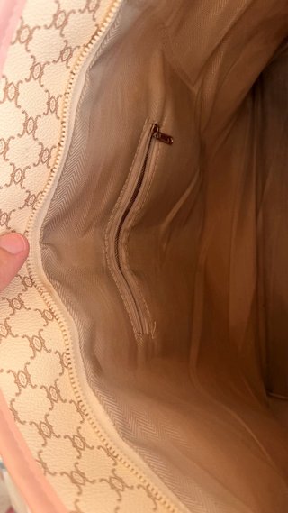 Bolso Beige y Rosa