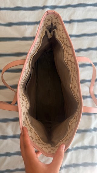 Bolso Beige y Rosa