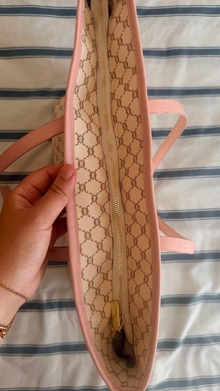 Bolso Beige y Rosa
