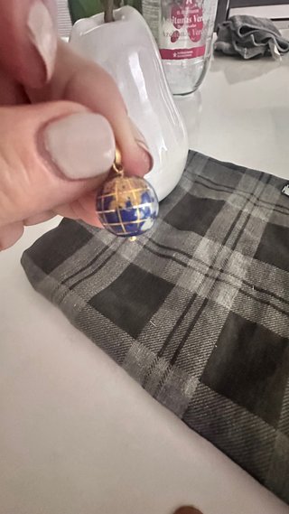 Colgante Oro Bola del Mundo