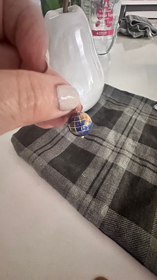 Colgante Oro Bola del Mundo