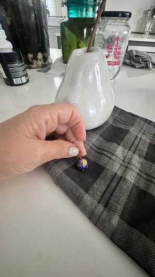 Colgante Oro Bola del Mundo