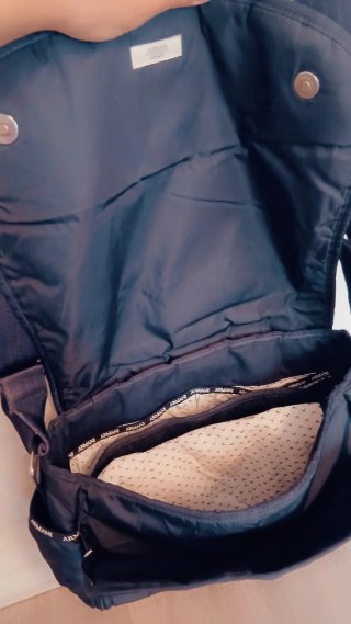 Borsa fasciatoio Armani blu