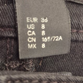 Shorts jeans H&M neri