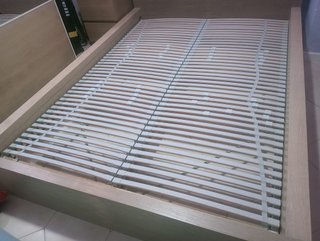 Muebles de dormitorio madera y blanco