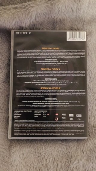 Regreso al Futuro Trilogía DVD