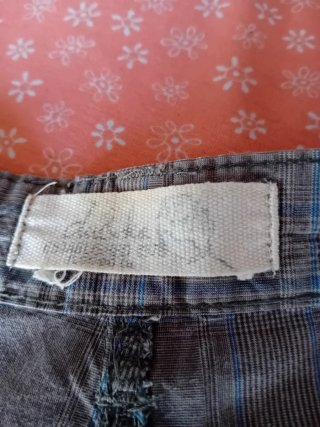 Bermuda de hombre a cuadros