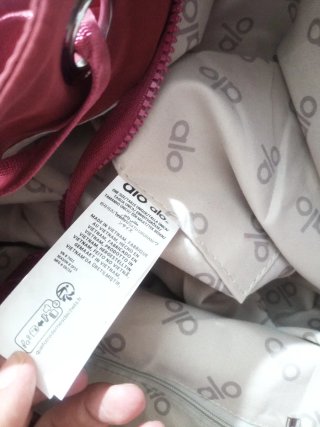 Bolso de mano Alo burdeos