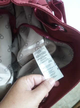 Bolso de mano Alo burdeos
