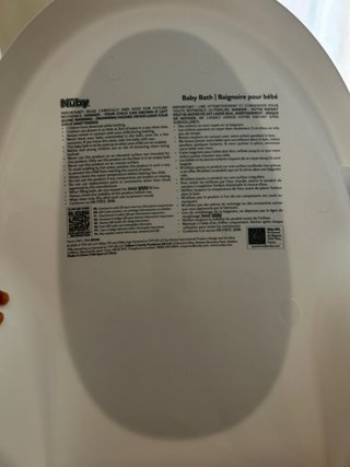 Nuby bañera para bebé