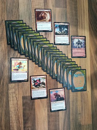 Consegna di Carte Magic The Gathering Rosso