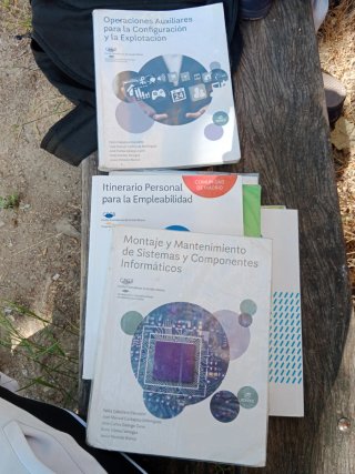 Lote de libros FP Básica Informática