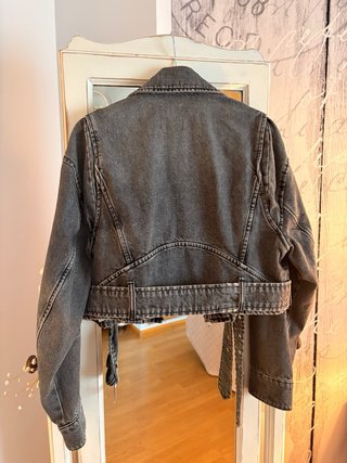 Chaqueta vaquera Zara gris