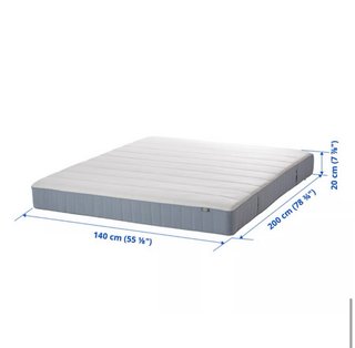 Cama Doble IKEA 140x200 + Colchón