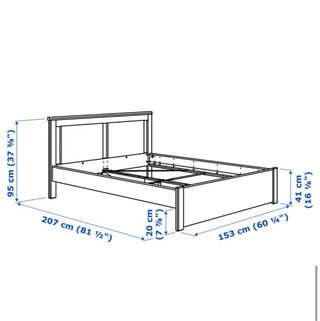 Cama Doble IKEA 140x200 + Colchón