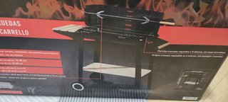 Barbacoa Negra Exterior Nueva