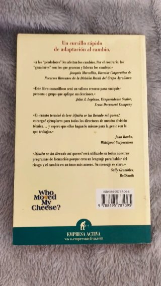 ¿Quien Se Ha Llevado Mi Queso?