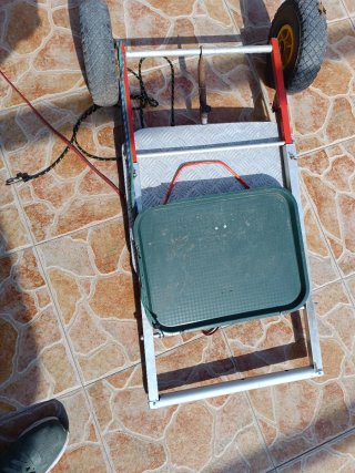 Carro de pesca plegable