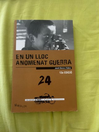 En un lloc anomenat guerra