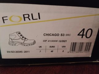 Botas de seguridad Forli Talla 40