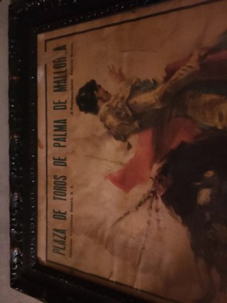 Cartel Toros Palma de Mallorca D. Álvaro Domecq