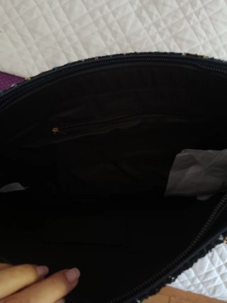 Bolso de mujer azul y multicolor