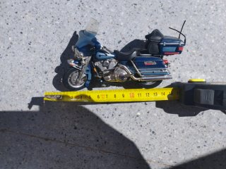 Moto de Colección Azul