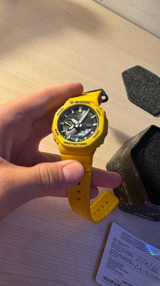Reloj G-Shock Amarillo y Negro
