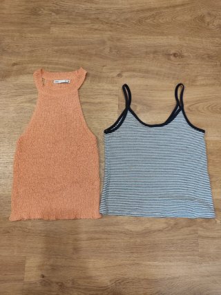 Top azul Top coral