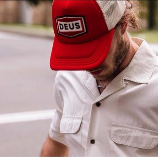 Gorra Deus Ex Machina Speed Stix Roja