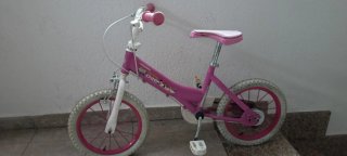 Bicicleta infantil rosa Paw Patrol Skye