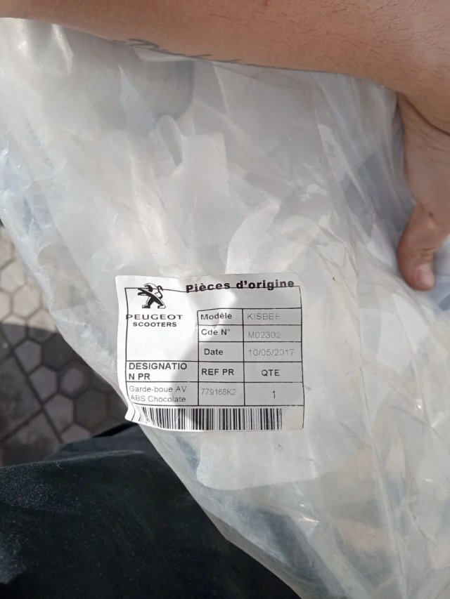 Guardabarros Peugeot Kisbee