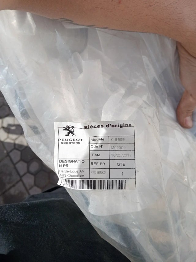 Guardabarros Peugeot Kisbee