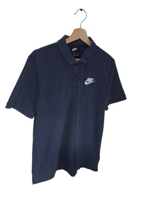 Polo Nike Azul retro vintage 00s