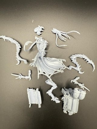 Piezas de miniaturas tentáculos