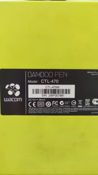 Tavoletta Grafica Wacom Bamboo