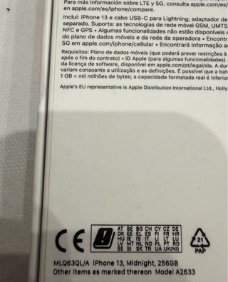 iPhone 13 256GB Negro