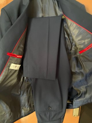 Traje azul