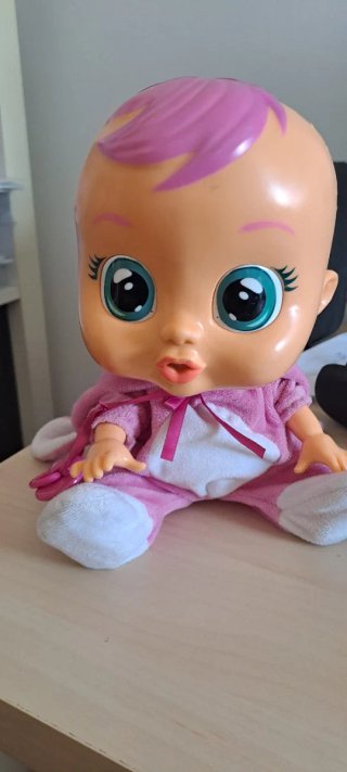 Bebé Llorón Grande Rosa