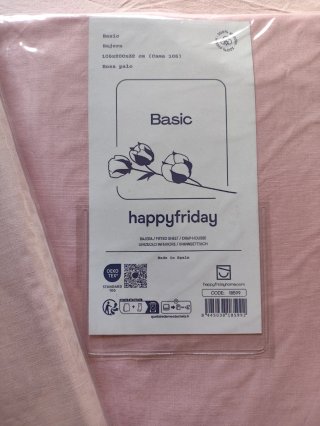 Juego nórdico Happyfriday 105cm rosa