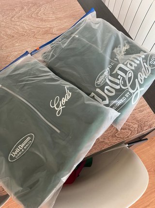 Sudadera Voll-Damm x Gods Brand Verde.