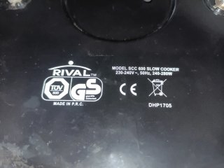 Olla Lenta Rival SCC 600 6.5L