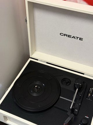 Tocadiscos CREATE Blanco